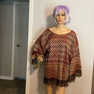 Vintage Madam Preecha 100 % Thia Silk OS Beautiful Hand Work RARE !